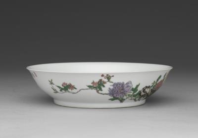 图片[3]-Dish with flowers in falangcai painted enamels, Qing dynasty, Yongzheng reign (1723-1735)-China Archive